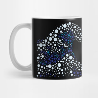 Abstract great japanese wave Mug